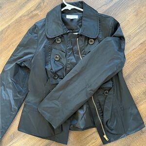 Kenar Black Blazer Jacket with Buttons